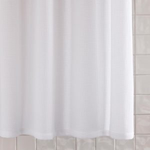 Brooklinen Micro Waffle Shower Curtain