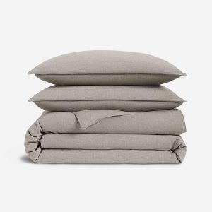 Brooklinen Heathered Cashmere Duvet Set