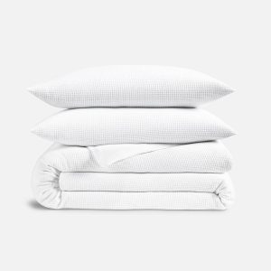 Brooklinen Micro Waffle Duvet Set