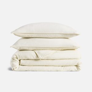 Brooklinen Washed European Linen Duvet Set