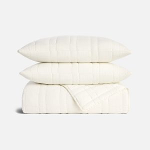 Brooklinen Washed European Linen Quilt Set