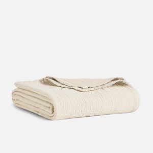 Brooklinen Breezeweave Crinkle Cotton Bed Blanket