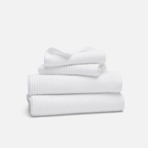 Brooklinen Ribbed Cotton TENCEL? Bath Towel Bundle